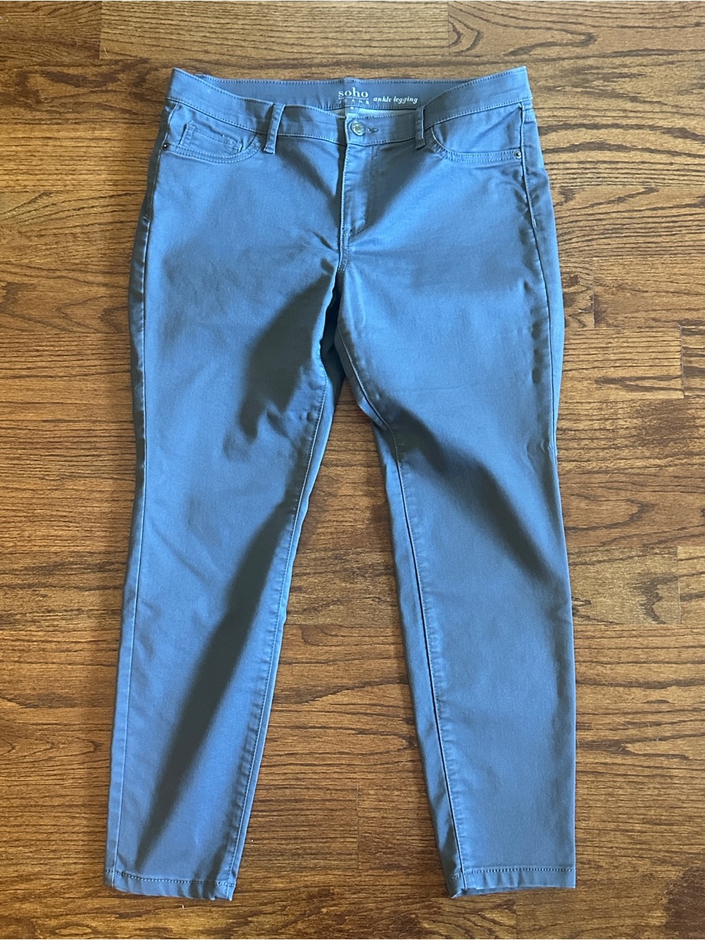 Soho Jeans New York & Company ankle legging dark grey Size 10